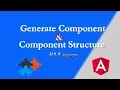 Angular 8 tutorial in hindi generate components and Component structure in angular8 by Ashish