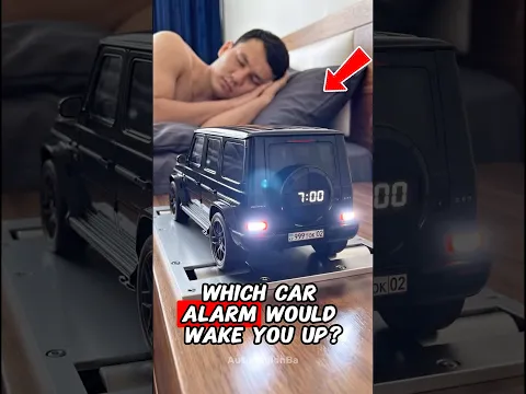 Which Car Alarm Would Wake You Up? 🚨😴🚗 #shorts #automobile #car #sleep #viral