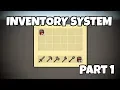 Creating an Inventory System in Unity Part 1 - Inventory Window