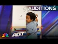 This 2-Year-Old Is A Math GENIUS Baby Dev s Audition AGT 2025