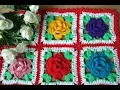 Download Lagu How to crochet colorful blanket afghan with roses by marifu6a