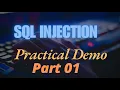 SQL Injection Attack Practical Demo SQLi