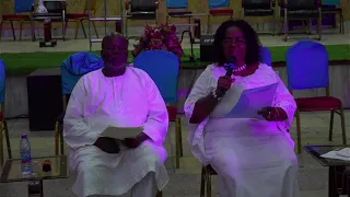 woooow see how opanin kwadwo kyere s wife introduced her husband