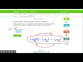 IXL - Product property of logarithms Algebra 2 practice