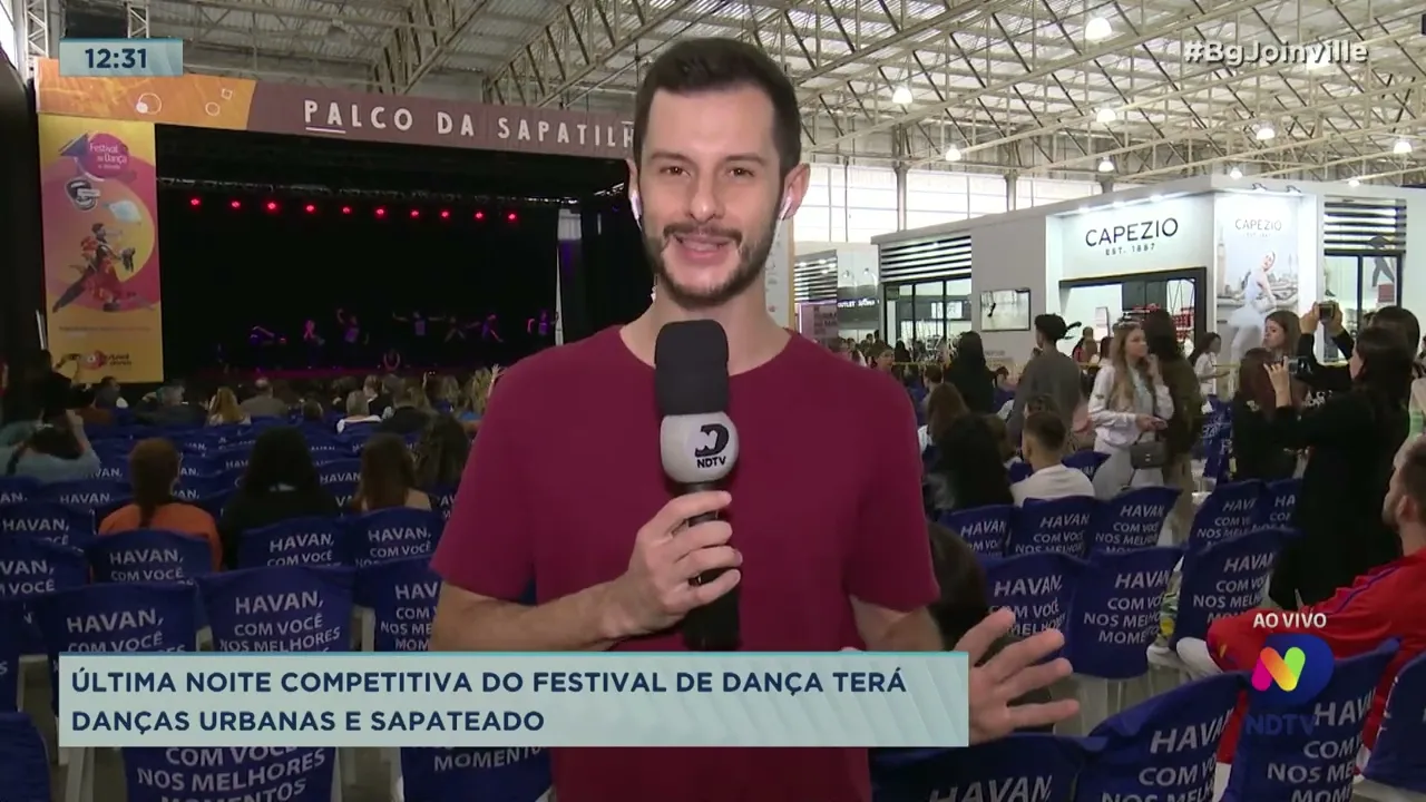 Última noite competitiva do Festival de Dança terá danças urbanas e sapateado