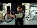 MIT Physics Spinning Bike Wheel and Conservation of Angular Momentum