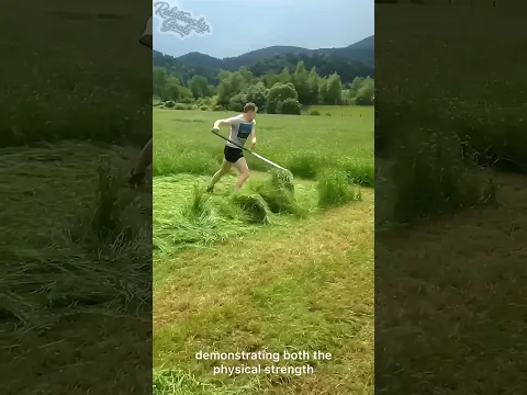 Before machines, this is how fields were harvested. 🌾
