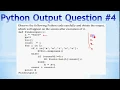 Python Output Question Class XII CBSE Boad Competitive Exam Python Programming