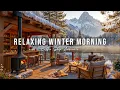 Lagu Relaxing Winter Morning Jazz ☀❄ Outdoor Coffee Shop Ambience \u0026 Soft Piano Jazz Music for Good Moods