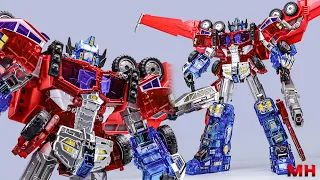 Transformers TR-02EX Commander of Stars Cybertron SIEGE Optimus Prime Galaxy Convoy transformation