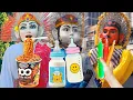Download Lagu LUCU! ONDEL ONDEL MAKAN MIE GAGA 100 CUP, NANGIS KEPEDESAN