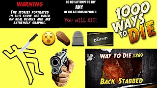 reacting to 1000 ways to die back stabbed the deathies episode 