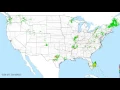 4K Time Lapse Weather Animation for June 2014