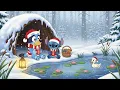 Lagu Stitch \u0026 Bluey Winter Pond Hideaway ❄️ Peaceful Lofi Snowy Moments 🌙 Soft Beats for Cozy Relaxation