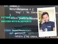 PYTHON API - Tutorial 02 Blueprint Based Routing
