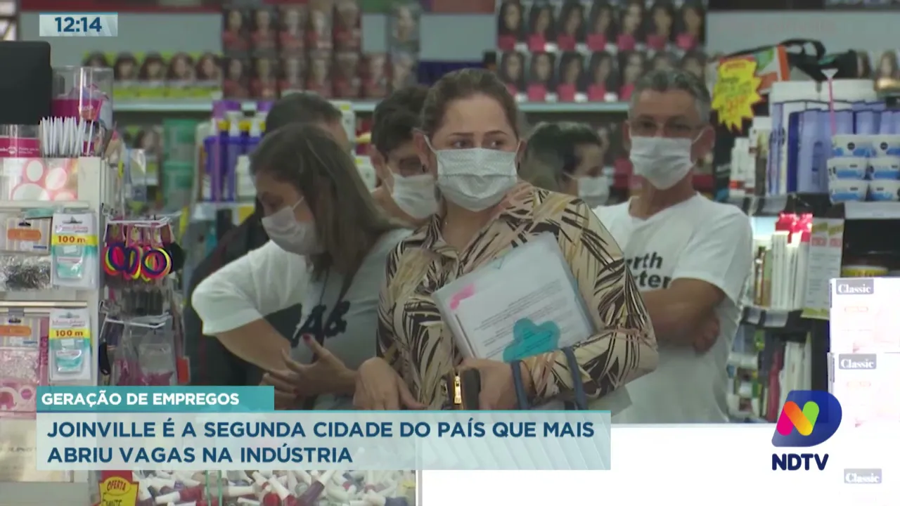 Carteira Assinada: Joinville é a segunda cidade do país que mais abriu vagas na indústria