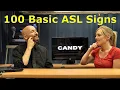 100 Basic Signs American Sign Language www lifeprint com