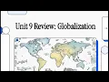 Unit 9 Review Globalization 1900-PRESENT AP World History Modern