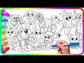 Coloring Pages - ITALIAN BRAINROT Satisfying Coloring Popular Italian Brainrot Memes