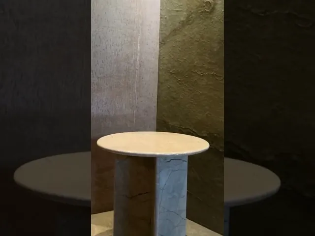 Marble Bedside Table 3 Legged Clean Polished