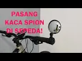 Pasang Kaca Spion di Sepeda, Bersepeda Semakin Aman
