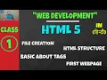 HTML 5 tutorial in hindi Complete Web Development Classes LESSON-1
