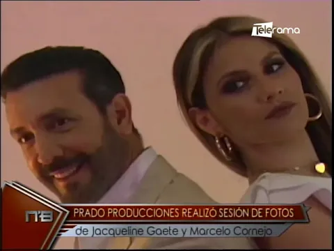 Prado Producciones realizó sesión de fotos de Jacqueline Gaete y Marcelo Cornejo
