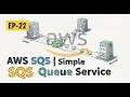 EP-22 AWS SQS Explained Simple Queue Service Tutorial Message Queues in AWS Step-by-Step Demo