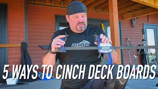 Five Ways To Cinch Deck Boards Dr Decks