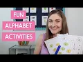 3 Activities for Teaching the Alphabet