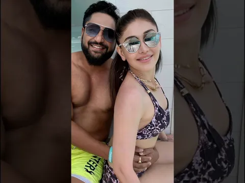 Shefali Jariwala with her husband Parag Tyagi #shefalijariwala #katalaga #shorts