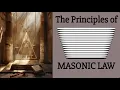 The Principles of Masonic Law 1856 book by Albert Mackey