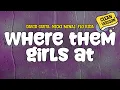 Download Lagu David Guetta feat. Nicki Minaj \u0026 Flo Rida - Where Them Girls At (Clean - Lyrics)