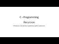 EST 102 C Programming - Module 4