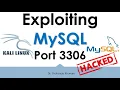 Exploiting MySQL port 3306 Kali Linux - Metasploitable2 Lab
