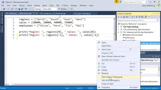 Indexing and Slicing Operations - Python INF-303 tutorial