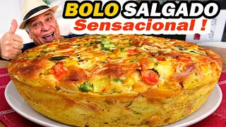 🟠BOLO SALGADO DELÍCIA - O MAIS FOFINHO QUE VOCÊ JÁ COMEU | Receitas do Noca
