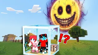 Verity SUN vs Secet Bunker in Minecraft!