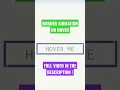 Button with Border Animation on Hover using CSS