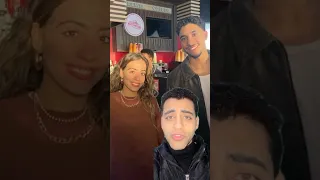 عمر مرموش بعد هاتريك اللي جابه بدا يتصور مع بنات 