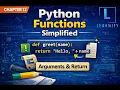Chapter 12 Python Functions Explained Simply Parameters Return Values Reusability Learnify