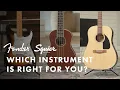 Lagu Which Instrument Is Right For You? | Acoustic Guitar, Electric Guitar, Bass, Ukulele | Fender