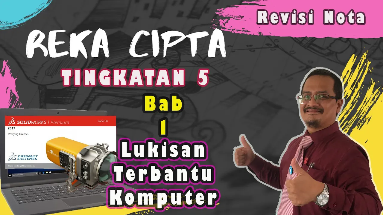 Reka Cipta Tingkatan 5 Bab 1 LukisanTerbantu Komputer Revisi Nota