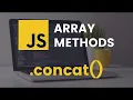 concat Array Method on Javascript
