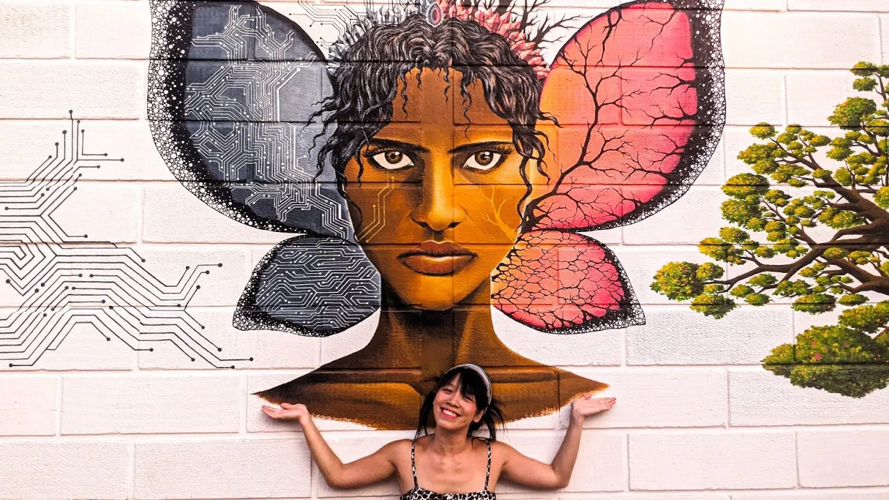 Mural Painting Timelapse: Balancing Polarities (1 of 3)