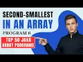 Easy Java Code How to Find the Second Smallest Element in an Array in Java IntelliSkills