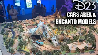 D23: NEW Models of CARS Area at Magic Kingdom, ENCANTO Ride & Vehicle at Animal Kingdom