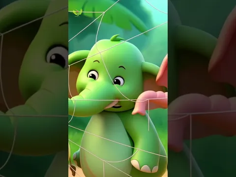 Ek Mota Hathi Jhum Ke Chale, एक मोटा हाथी, Hindi Rhymes #shorts #kidssong #viral #tranding #ytshorts