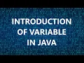 Chapter 20 Introduction of Variable in Java Learn Java