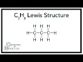 C3H8 Lewis Structure Propane